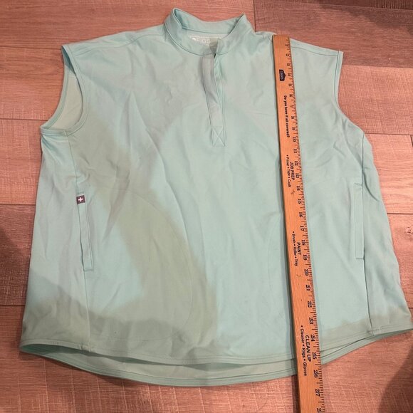 FIGS RAFAELA OVERSIZED SCRUB TOP MINT GREEN WOMENS MEDIUM - Picture 3 of 8